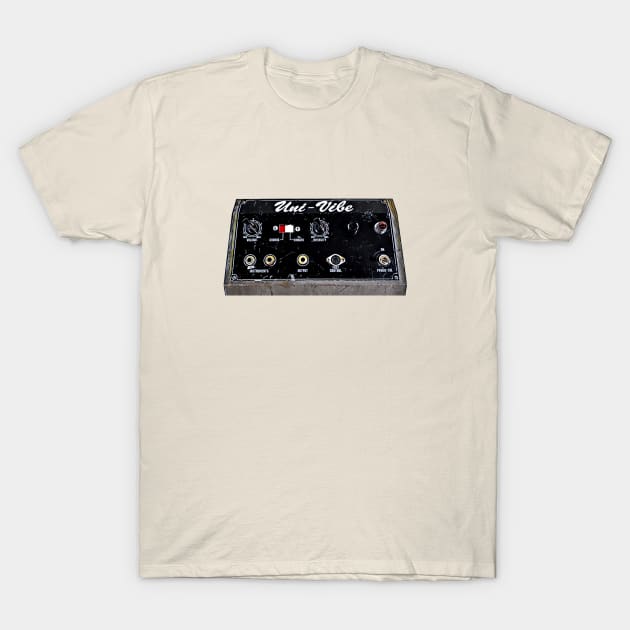 Vintage Univox Uni-Vibe Effects T-Shirt by Snappy Larry